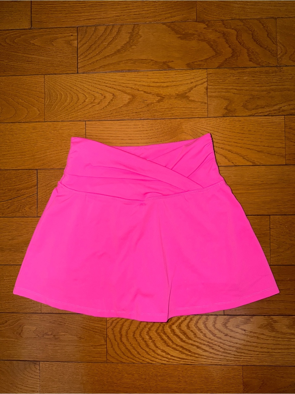 Yogalicious Neon Pink High-Rise Athletic Skort